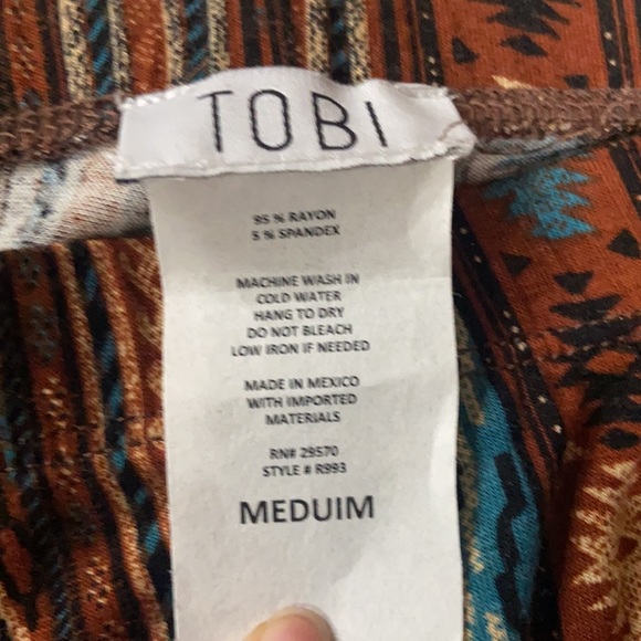 Tobi, Aztec print, flare pants - Picture 5 of 6